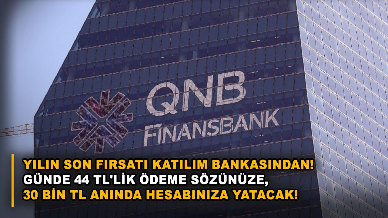 2022'nin son haftası uğurlu geldi! QNB Finansbank faizleri yüzde 1'in altına düşürdü! Bu fırsat kaçmaz!